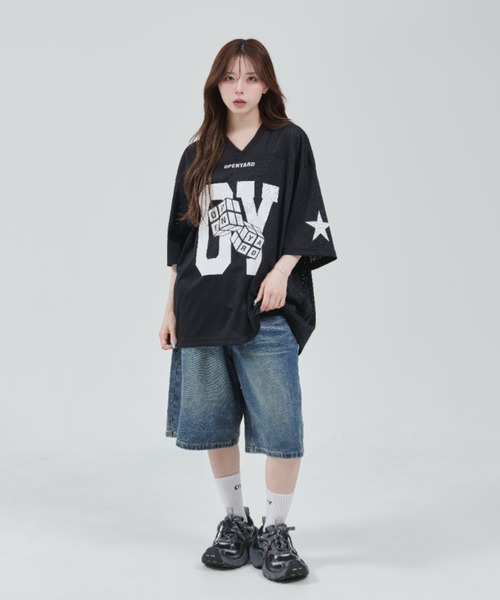 関税/送料込★ OY Cube Mesh Football Jersey ★ 2色 OY/オーワイ』 CUBE MESH FOOTBALL JERSEY/キューブメッシュ