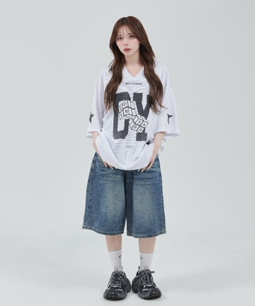 ★OY★CUBE MESH FOOTBALL JERSEY - WHITE★正規品/韓国直送料込 MUSINSA公式 | OY CUBE MESH FOOTBALL JERSEY - WHITE