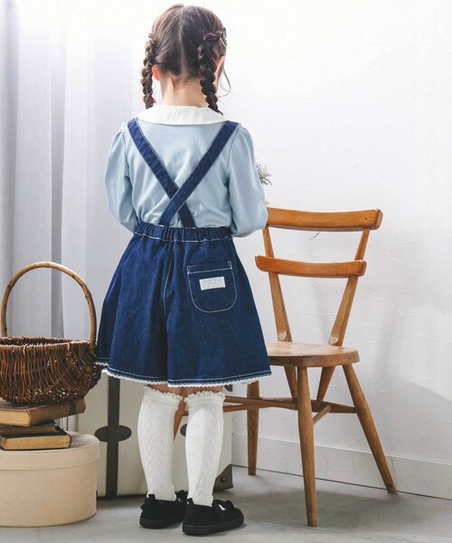 SLAP SLIP（スラップスリップ） スカート 花柄ツイルデニム