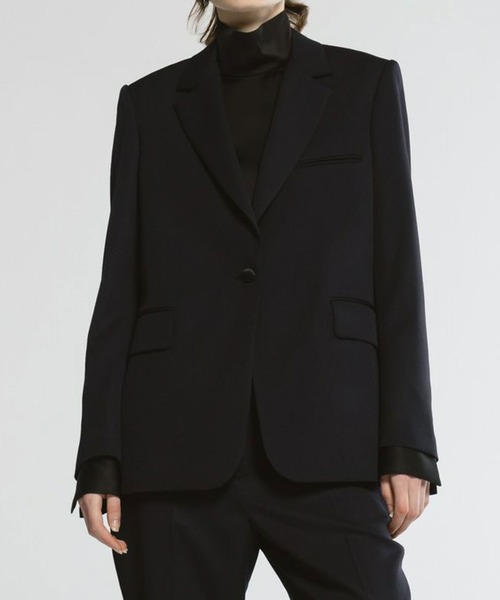 ちぃ ブラック ジャケット 本革】レザースポーツジャケット（2002588665） | tk. TAKEO