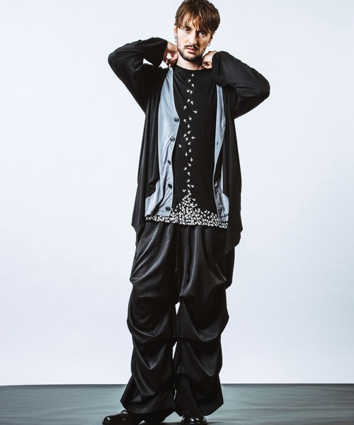 NO ID.（ノーアイディー） カーディガン 「NO ID.」Layered Drape