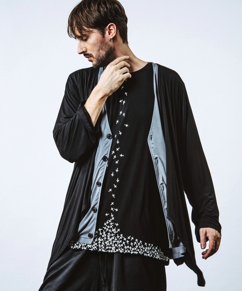 NO ID.（ノーアイディー） カーディガン 「NO ID.」Layered Drape
