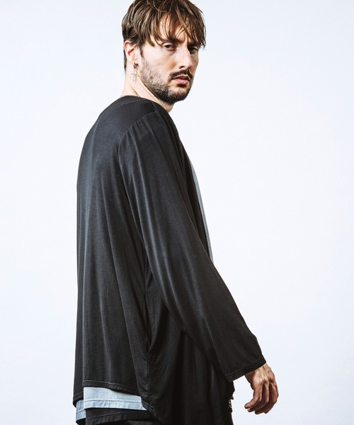 NO ID.（ノーアイディー） カーディガン 「NO ID.」Layered Drape