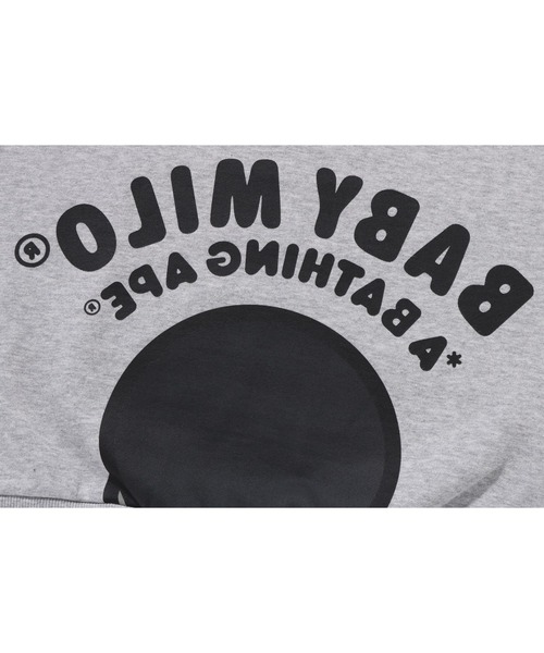 A BATHING APE トレーナー BABY MILO RELAXED FIT CREWNECK