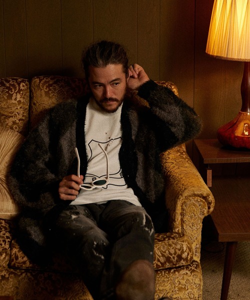 「RE: Number (N)ine」 カーディガン 4 ダークグレー メンズ_画像4