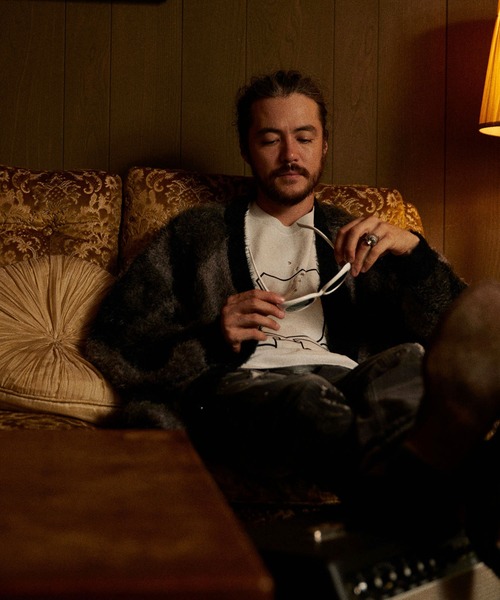 「RE: Number (N)ine」 カーディガン 4 ダークグレー メンズ_画像5