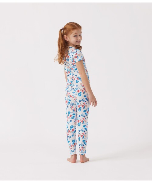 PETIT BATEAU（プチバトー） パジャマ 半袖長ズボンパジャマ キッズ