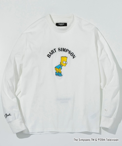 国内発送【1PIU1UGUALE3 RELAX】バート・シンプソン/Tシャツ 1PIU1UGUALE3 RELAX tシャツ RELAX(ウノピゥウノウグァーレトレ