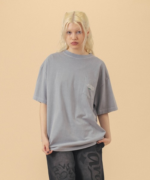 売切れ前に XLARGE CHEMICAL WASH ADDRESS S/S POCKET TEE XLARGE tシャツ CHEMICAL WASH ADDRESS S/S POCKET TEE メンズ