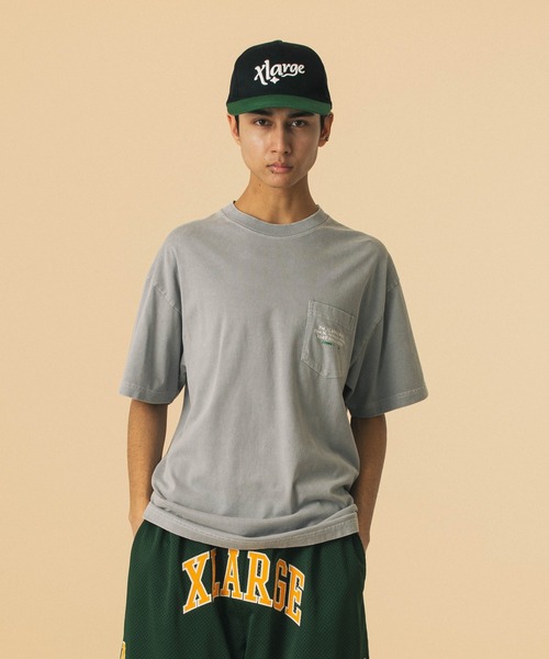 売切れ前に XLARGE CHEMICAL WASH ADDRESS S/S POCKET TEE X-LARGE|エクストララージ】CHEMICAL WASH ADDRESS S/S POCKET