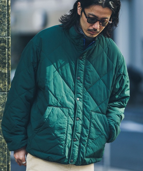 URBAN RESEARCH Sonny Label ジップアップブルゾン MEDIUM グリーン