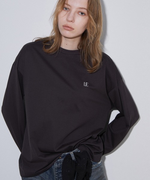 tシャツ LEエンブロイダリーロングT / LE Embroidery Long T レディース