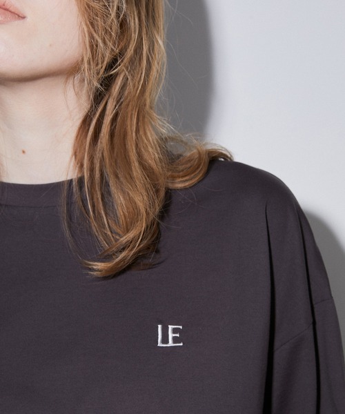 LE CIEL BLEU（ルシェルブルー） tシャツ LEエンブロイダリーロングT