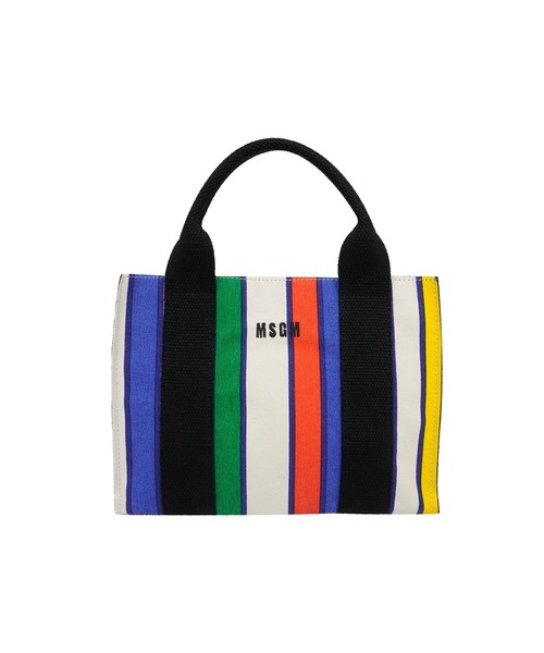 MSGM（エムエスジーエム） トートバッグ 「NEW」マルチストライプ 2Way