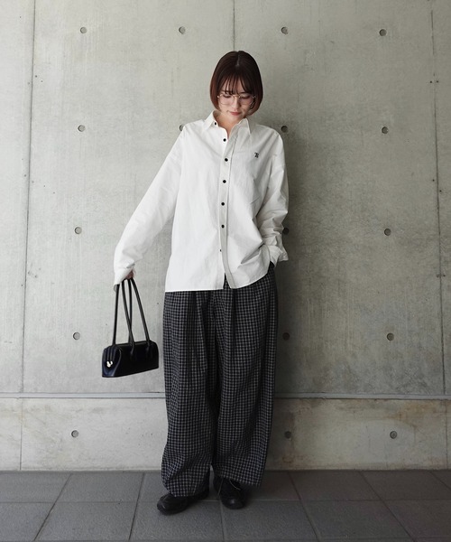 TEEN BOOP パンツ チェックボリュームラフパンツ レディース