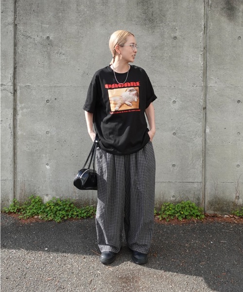 TEEN BOOP パンツ チェックボリュームラフパンツ レディース TEEN BOOP パンツ チェックボリュームラフパンツ レディース
