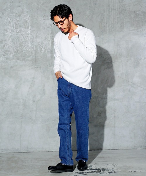 JIGGYS SHOP（ジギーズショップ） tシャツ ワッフル編み サーマル