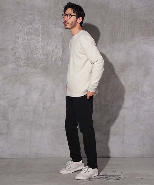 JIGGYS SHOP（ジギーズショップ） tシャツ ワッフル編み サーマル