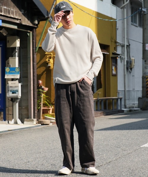 JIGGYS SHOP（ジギーズショップ） tシャツ ワッフル編み サーマル