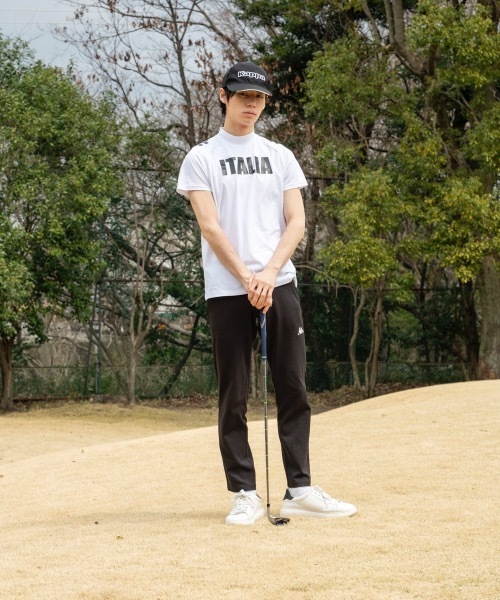 Kappa tシャツ 「Kappa/カッパ」モックネックTシャツ ゴルフ