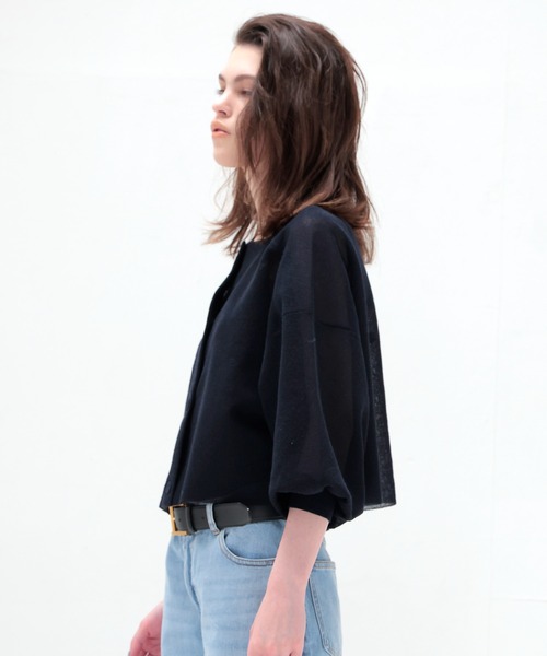 DRESSLAVE カーディガン ALLONGE sheer cardigan(シアー