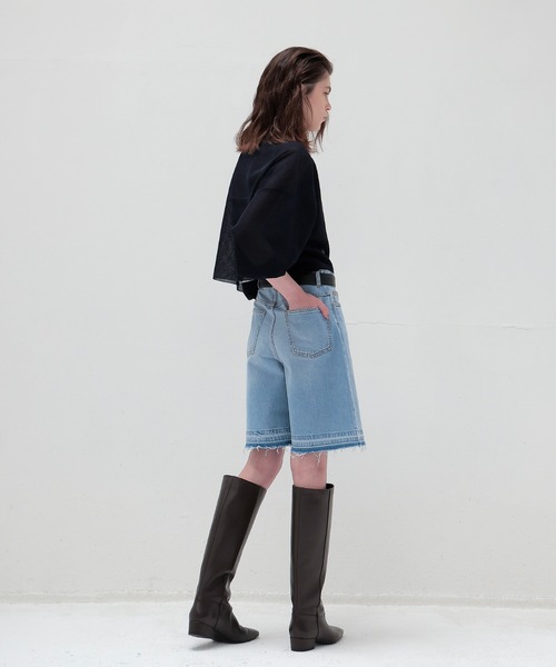 DRESSLAVE allonge カーディガン　ノースリーブ　ニット　シアー DRESSLAVE カーディガン ALLONGE sheer cardigan(シアー