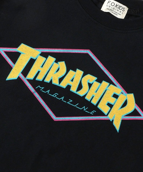 F.O.KIDS tシャツ F.O.KIDS/エフオーキッズ × THRASHER / スラッシャー 
