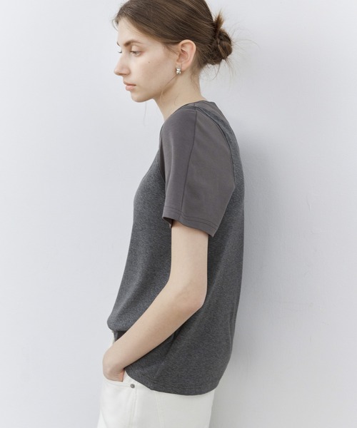 tシャツ 「tageechita」切り替えパネルTシャツ レディース tageechita tシャツ 「tageechita」切り替えパネルTシャツ