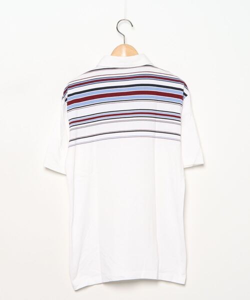 BURBERRY BLACK LABEL 半袖ポロシャツ ホワイト/UW225 BURBERRY BLACK LABEL 「BURBERRY LABEL」 半袖ポロシャツ 3