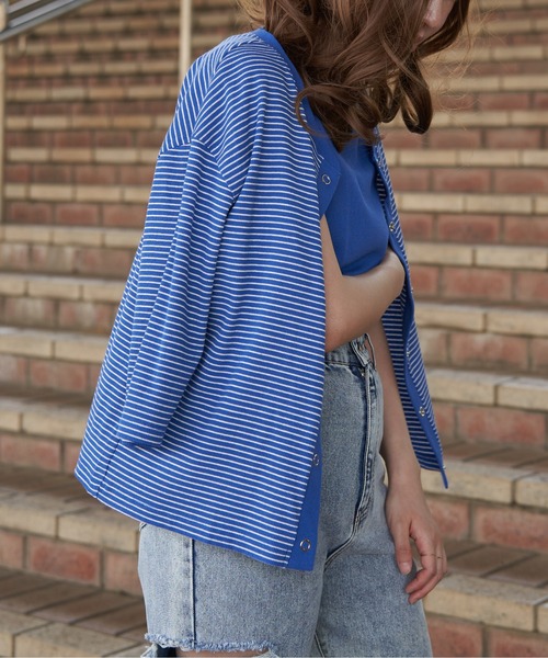 VENCE EXCHANGE tシャツ カーディガンxタンクトップセット