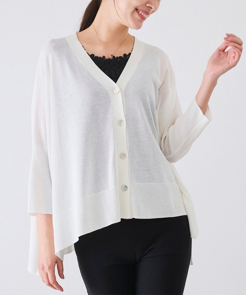 yoriカーディガン extra quality heavy weight jacquard knit cardigan / エクストラ