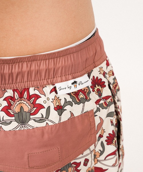 SUNS by #Re:room 水着 レトロバロックパターンボードショーツ メンズ