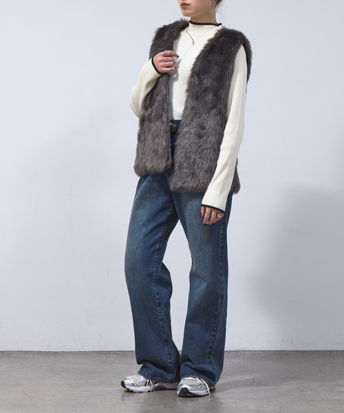 [COLONY 2139] Denim брюки MEDIUM черный женский 