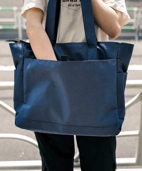 STONE  ネイビー トートバッグ　非売品 Leather tote bag A4 / FUJITAKA official / genuine leather