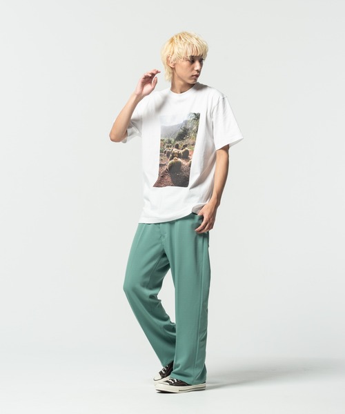 「glamb」 半袖Tシャツ L ホワイト メンズ