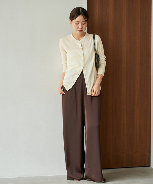 plage カーディガン vis/silk mix レディース : ZOZOTOWN Yahoo