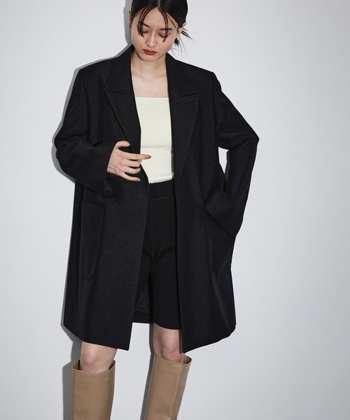 ADAM ET ROPE'」 ジャケット 36 ブラック レディース