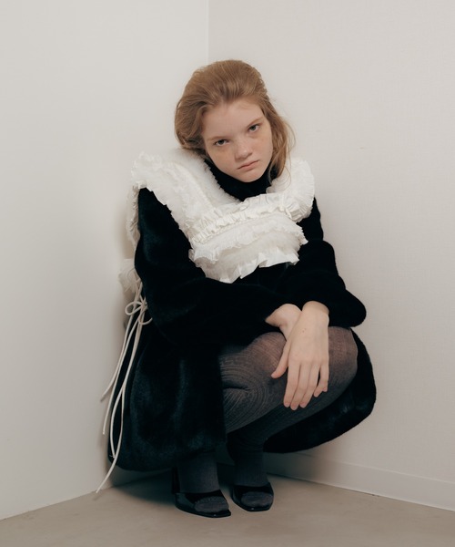 Carmelo ベスト ジレ Ange frill vest レディース メンズ : ZOZOTOWN