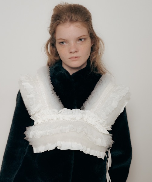 完売品　Carmelo Ange frill vest White Carmelo ベスト ジレ Ange frill vest レディース メンズ : ZOZOTOWN
