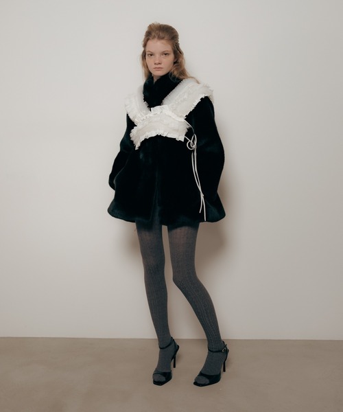 Carmelo ベスト ジレ Ange frill vest レディース メンズ : ZOZOTOWN