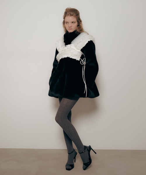 Carmelo ベスト ジレ Ange frill vest レディース メンズ : ZOZOTOWN