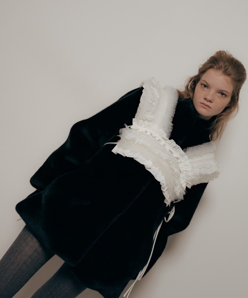 Carmelo ベスト ジレ Ange frill vest レディース メンズ : ZOZOTOWN