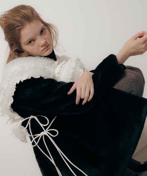 Carmelo ベスト ジレ Ange frill vest レディース メンズ : ZOZOTOWN