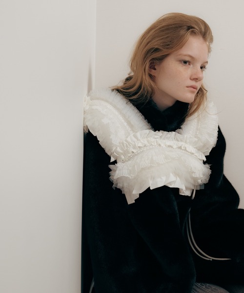 完売品　Carmelo Ange frill vest White Carmelo ベスト ジレ Ange frill vest レディース メンズ : ZOZOTOWN