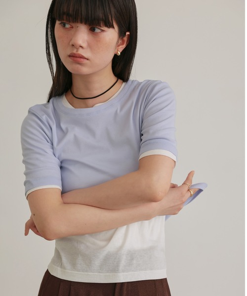 tシャツ 半袖 コンパクトシアーTEE レディース : ZOZOTOWN Yahoo!店