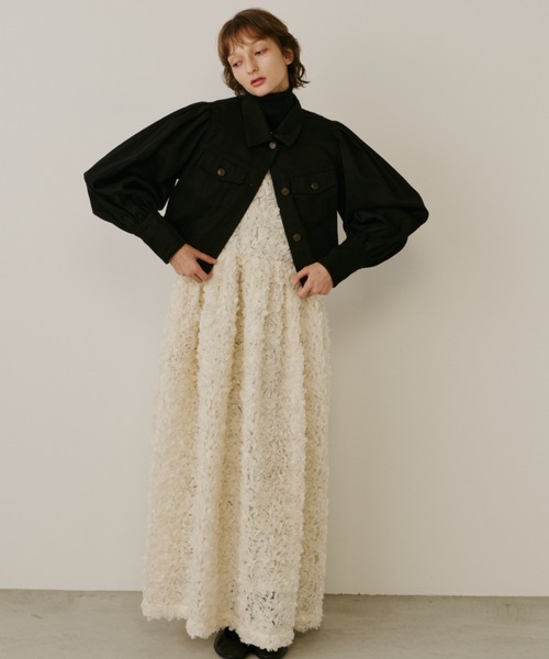 PERNA（ペルナ） ワンピース フラワーオーガンワンピース : ZOZOTOWN