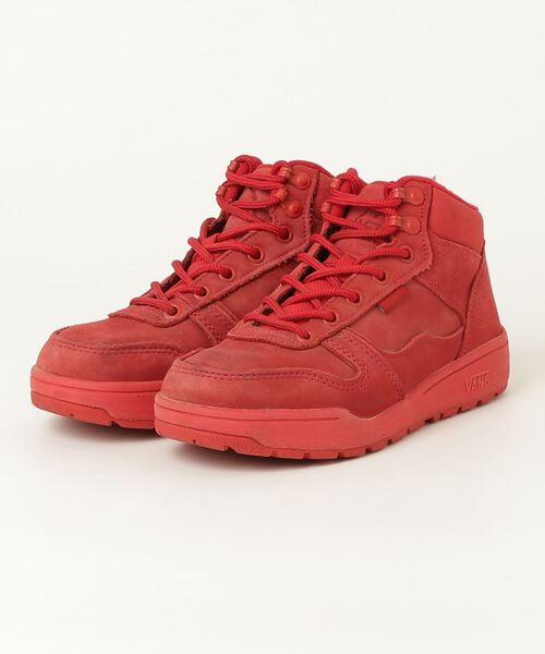 【極美品】VANS HI-STANDARD PRO 23.5cmレディース VANS 「VANS」 ハイカットスニーカー 23.5cm レッド レディース