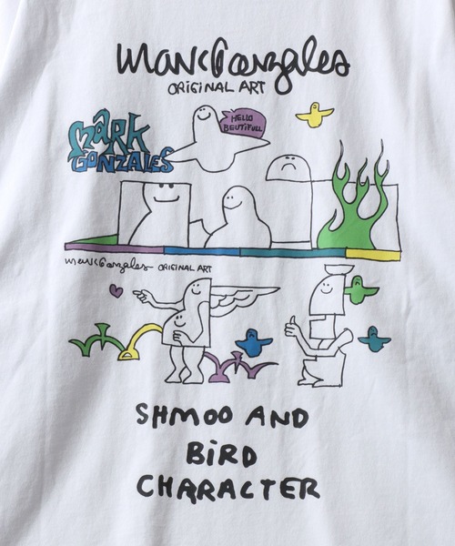 「Mark Gonzales」 半袖Tシャツ X-LARGE ブラック メンズ