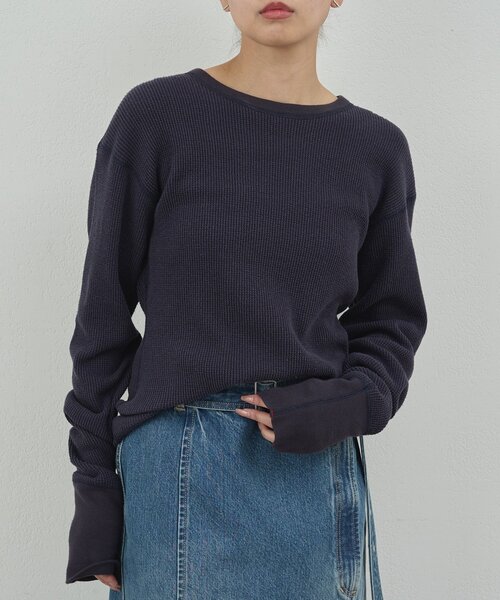 tシャツ 「PEAS」サーマルロンT レディース GALLARDAGALANTE tシャツ 「PEAS」サーマルロンT レディース