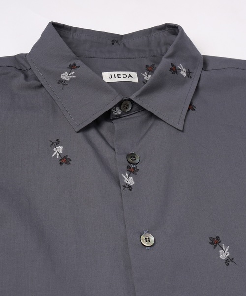 JIEDA（ジエダ） シャツ BONE FLOWER SHORT SHIRT メンズ レディース